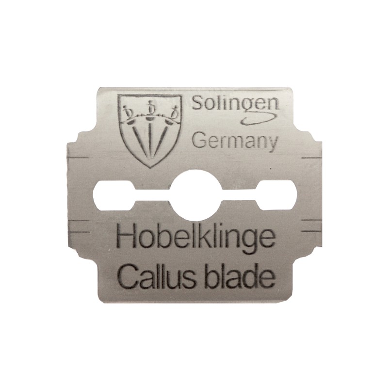 10 ks týchto žiletiek Solingen je súčasťou orezávača na stvrdnutú kožu. Sú ostré, preto je práca s orezávačom ľahká a rýchla.
